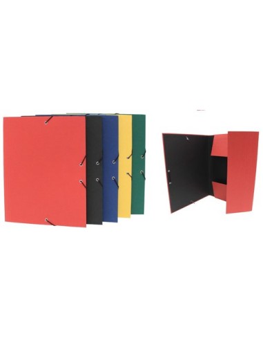 CARPETA SOLAPAS MARIOLA GELTEX Fº VERDE - Pack de 8 unidades